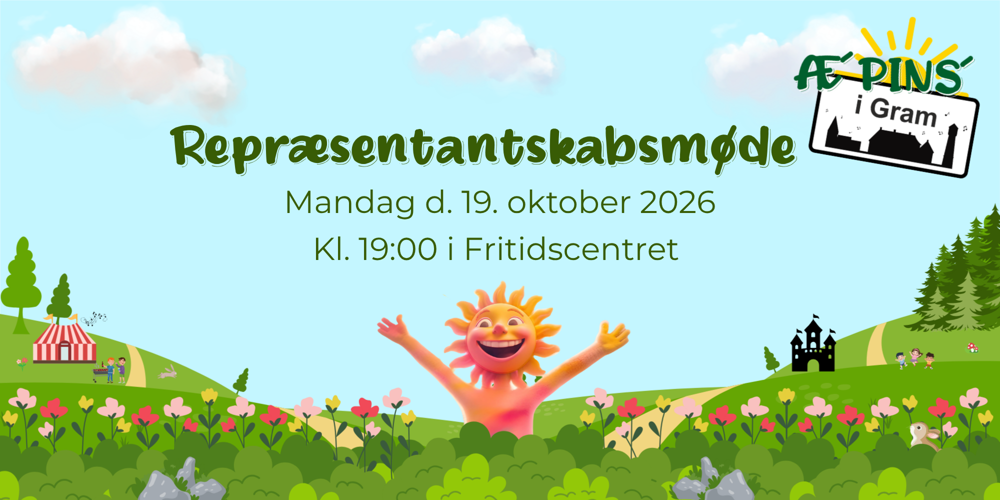 Repræsentantskabsmøde, mandag den 19. oktober 2026
